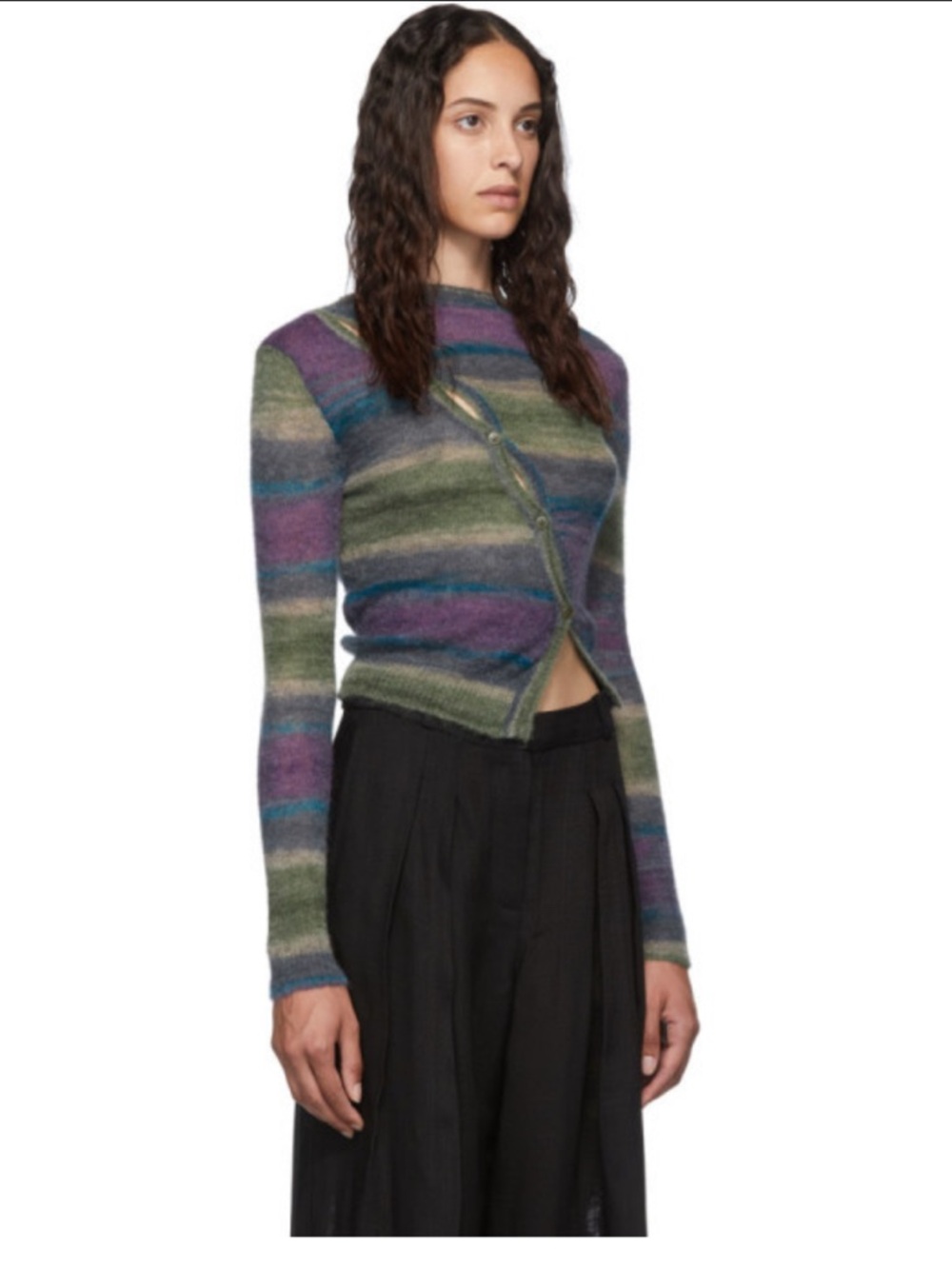 Jacquemus Purple Stripe La Maille Pau Sweater